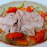 フライパンひとつ★野菜と豚肉の蒸し料理